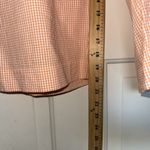 Ralph Lauren Lauren  Women's Orange White Checkered Capri Pants Size 18W Plus Photo 5
