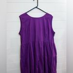 Woman Within Purple Cotton Top Photo 6