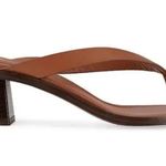 frame denim FRAME Le Carbon Leather Thong Sandals - Tobacco by FRAME size 7 $375 Photo 2