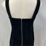 Forever 21 Corduroy Overall Mini Dress Juniors Size M Black Steampunk Goth Punk Photo 5