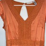 Women’s Sincerely Jules Peach mini dress summer beach wedding brunch girly Pink Size M Photo 4