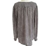 Monday Fun Purple Ivory Amiyah Stitch Fix Floral Blouse Women Medium NWT | 70 Photo 1