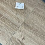 Initial B necklace and earring set Photo 1
