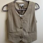 Bagatelle NWT  olive khaki Fitted Vest new Size Small Photo 0