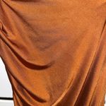 MIDI Skirt Brown Size L Photo 5