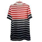 Lea Gottlieb Red White Blue Striped Button Down Swim Cover Up Size undefined Photo 2