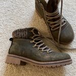 Big Buddha Olive green lace up boots Photo 1