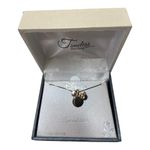 Disney Minnie Mouse Women's Two Tone Sterling Silver Minnie Pendant Necklace 18" Photo 2