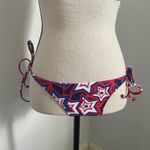 Venus USA Halter Bikini Swimsuit Set Star Print Red White Blue Patriotic 32DD/E sz XS Photo 2