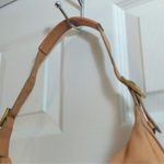 Stone Mountain Leather Beige Hobo Bag EUC Tan Photo 3