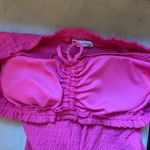 Hot Pink Bodycon Mini Dress Size M Photo 3
