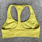 Lululemon Women's Sports Bra Lime Green Yellow Small Photo 2