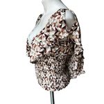 Gimmicks by BKE NWT, Buckle Gimmicks Lace Trim Ruffle Tank Top, Sz M Photo 6