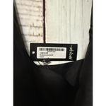 Nasty Gal NWT  Cowl Neck Asymmetrical Satin One Shoulder Black Cami Blouse Size 20 Photo 2