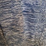 cupio  Blue and White Marled Knit Sweater Size Large‎ Photo 2