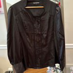 Women's Scarlet Darkness Blouse, L, Black, Vintage Black Size L Photo 0