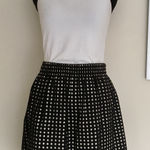 Loft Eyelet Circle Skirt Black Photo 0