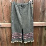 Sag Harbor Vintage  Boho Fringe Hem Maxi Length Skirt Sz 12 Photo 1