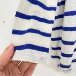 American Eagle  Blue & White Striped Slouchy Tee Shirt Womens XL Beachy Oversized Photo 1