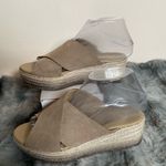 Anthropologie Paseart Tan Wedge Espadrille Shoes with Crossover Design Size undefined Photo 3