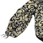 Free People Intimately Sundown Blue Green Paisley Print Bodysuit Blouse size S Photo 5