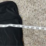 White House | Black Market Black Bubble Hem Pleated Scoop Neck Mini Dress Medium Photo 9