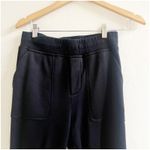 James Perse Women's Joggers Cotton Pants Black Ankle Cuffs Pockets Size 1 Photo 1
