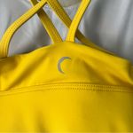 Zyia  Active Yellow Light N Tight Strappy Bra Size Large Photo 2