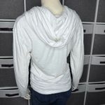 Lucy White Cowl Neck Hoodie Top Size XS Photo 1