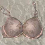 Victoria's Secret  Pink and Gold Lace Bra Photo 0