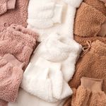 Teddy Bear Sherpa Joggers Photo 3