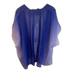 Colleen Lopez Women's Printed Topper Duster Kimono Size Medium Purple Haze NWOT Photo 2