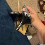Touch of Nina  silver heels 7.5 Photo 6