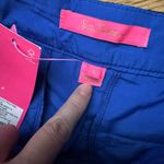 Lilly Pulitzer Callahan High-Waisted Shorts in Grotto Blue Dusk Floral Brocade, Jacquard, 6, Black Photo 9