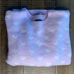 Vince Camuto Pink Valentines Heart Cozy Sweater Photo 4