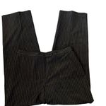 Briggs New York Black Dress Pants White Stripe Design Women’s Size Large 12 Fit! Photo 1