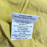 Wish  Golden Bloom Dress Women's Large Yellow Mini V-Neck Puff Sleeve Ruffle RTR Photo 7