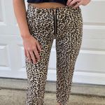 High Waisted Cheetah Print Pants Tan Photo 0