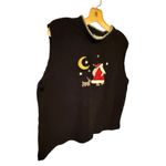 Vintage White Stag Christmas Vest Size L Photo 2