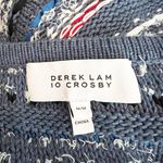 Derek Lam  10 Crosby Wool Blend Textured Crochet Knit Fringe Tassel Sweater Dress Photo 1