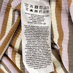 VERO MODA New Square Neck Long Sleeve Mini Dress Frida Neutral Stripe Photo 15