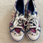 Coach Poppy Sneakers Graffiti Print Low Top Lace Up Casual Shoes 8.5B Photo 1