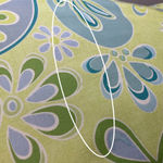 Vintage 90s Dress‎ Fish Print Women Playful Green Abstract Sleeveless Midi Small Photo 9