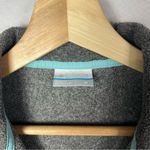 Columbia PFG Gray & Blue Half Snap Button Fleece Sweatshirt M Photo 39