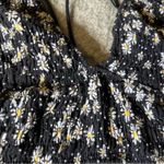 Victoria's Secret Victoria’s Secret PINK Black Sunflower Seersucker Bralette Bra Top Size Medium Photo 3