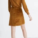 Madewell Corduroy A-Line mini Skirt Photo 1