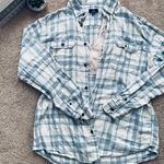 Blue plaid flannel Size XL Photo 0