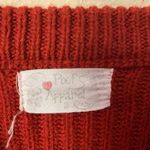 Poof Apparel Red Knit Sweater Photo 1