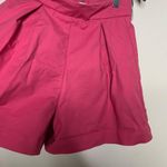 IORANE Printed Elephants Pleated Front Shorts in Pink sz XS Photo 6