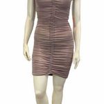 ASOS  Ruched Front Back Mini Dress Sz 2- FLAWED Photo 0